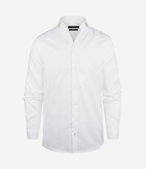 Overhemd twill wit