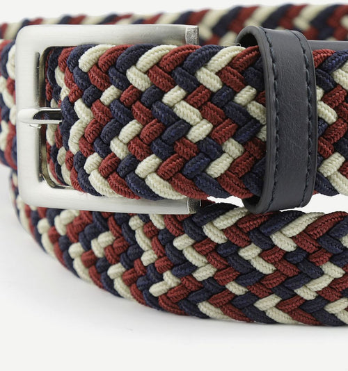 Geweven riem multicolour donkerblauw