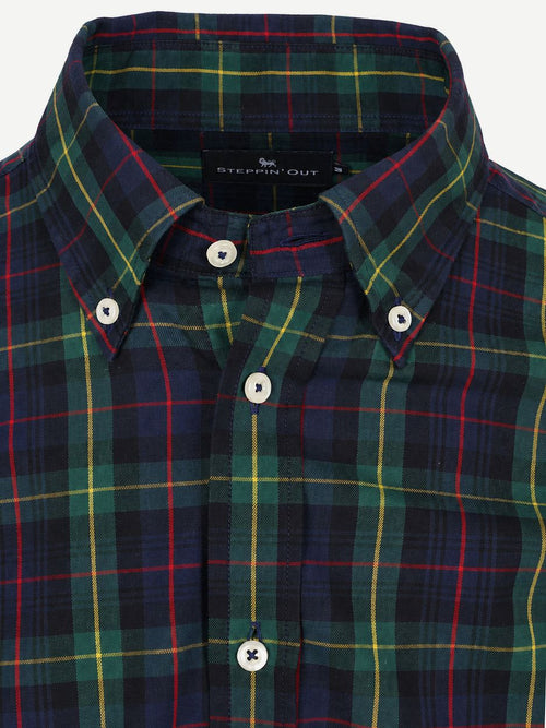 Overhemd tartan ruit multicolour