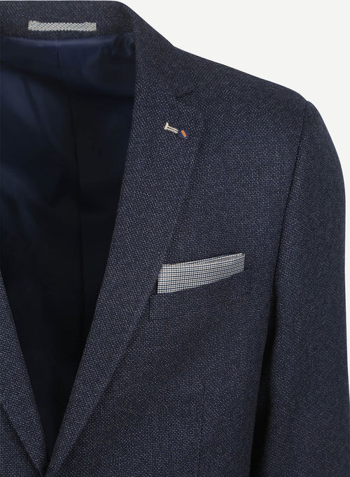 Colbert leek structure donkerblauw