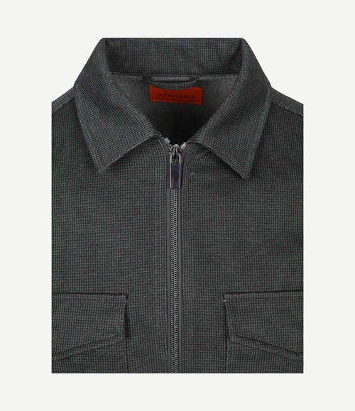Overshirt Billy houndstooth forest