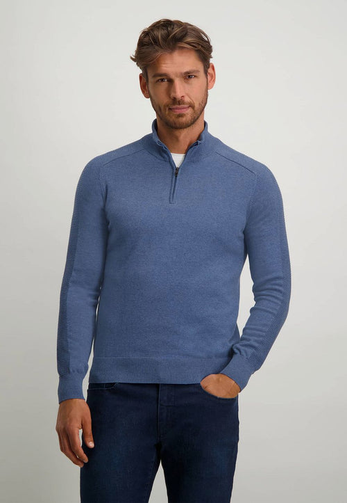State of Art halve rits blauw