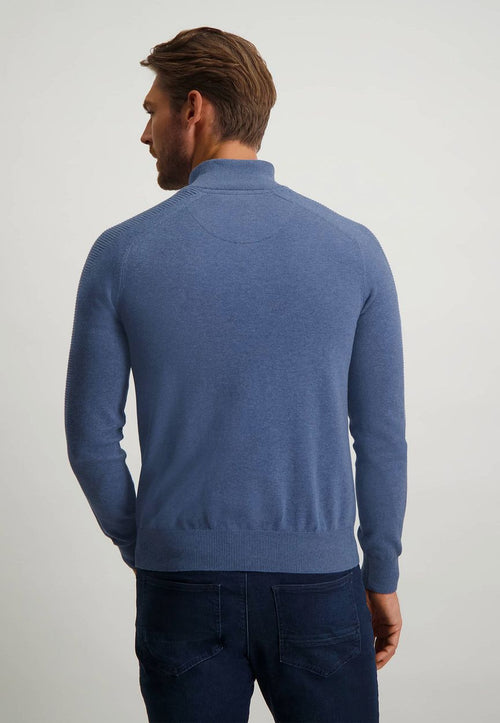 State of Art halve rits blauw