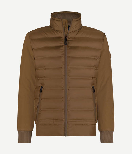 State of Art jas puffed bruin | Regular-fit