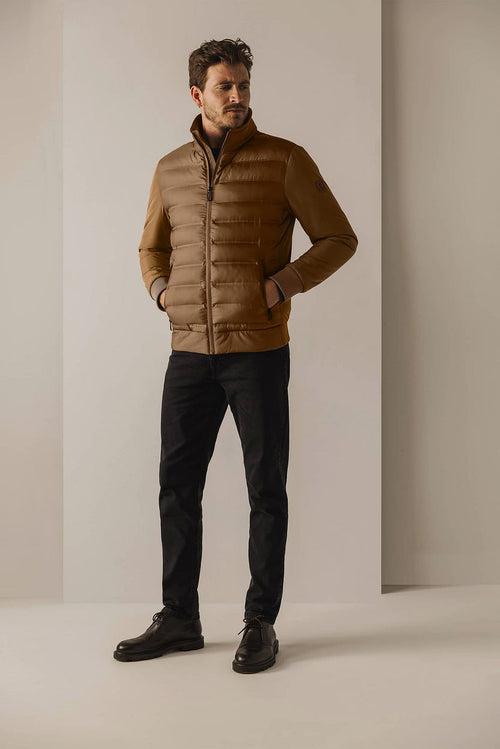 State of Art jas puffed bruin | Regular-fit