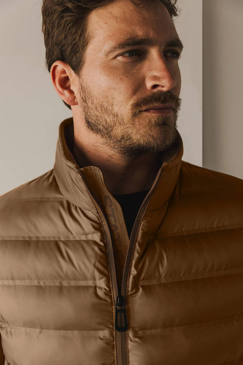 State of Art jas puffed bruin | Regular-fit