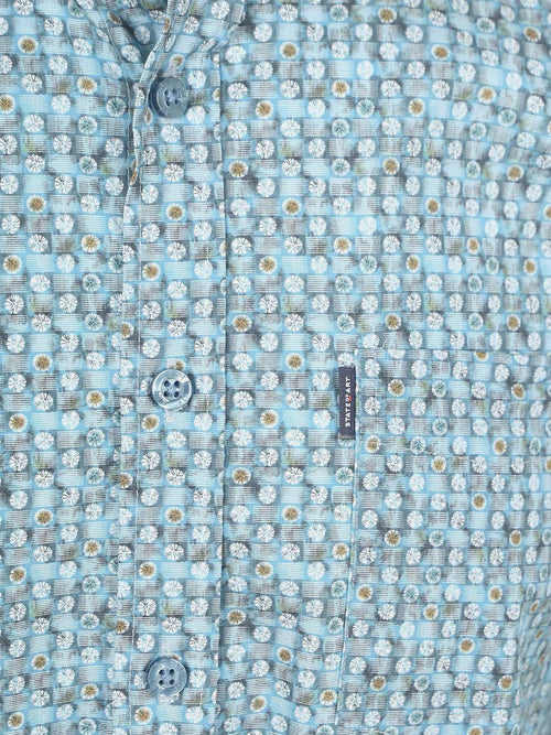 State of Art overhemd poplin dandelion blauw | Regular-fit