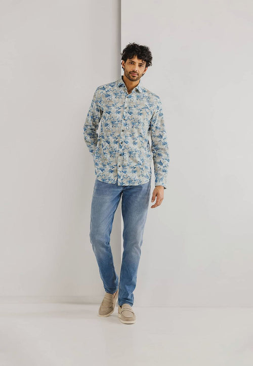 State of Art overhemd print struc | Regular-fit