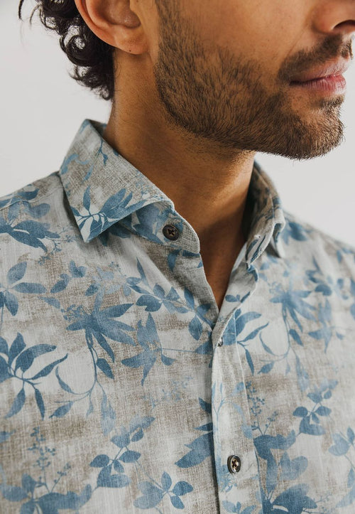 State of Art overhemd print struc | Regular-fit