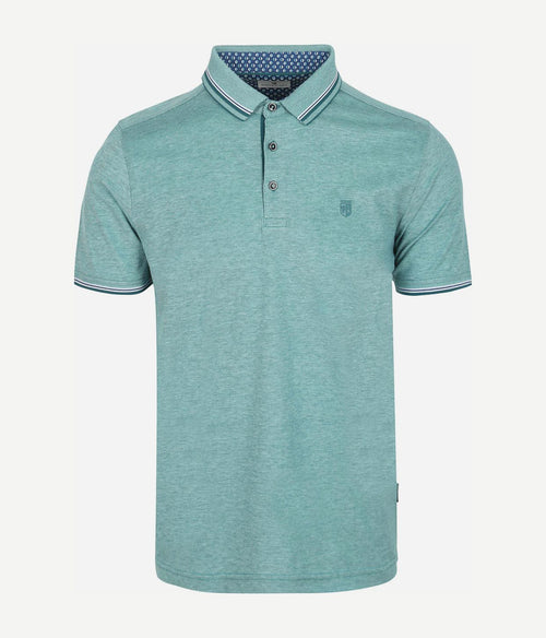 State of Art pique polo mintblauw