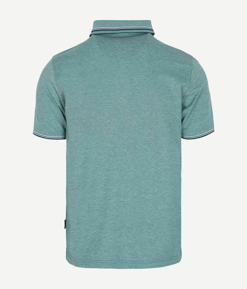 State of Art pique polo mintblauw