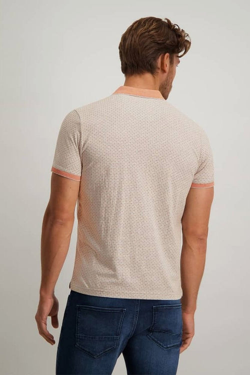 State of Art polo print grijs rood