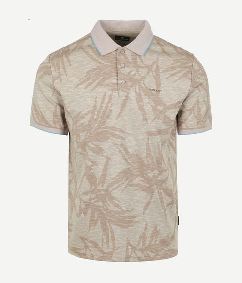 State of Art poloshirt faded leaf beige