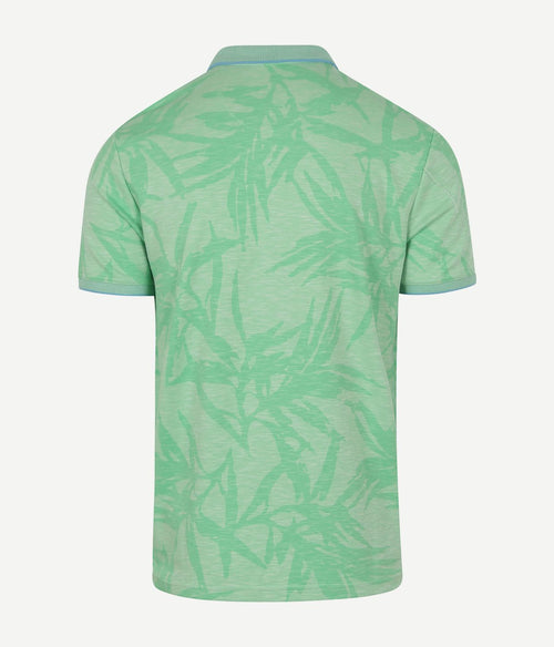 State of Art poloshirt faded leaf groen