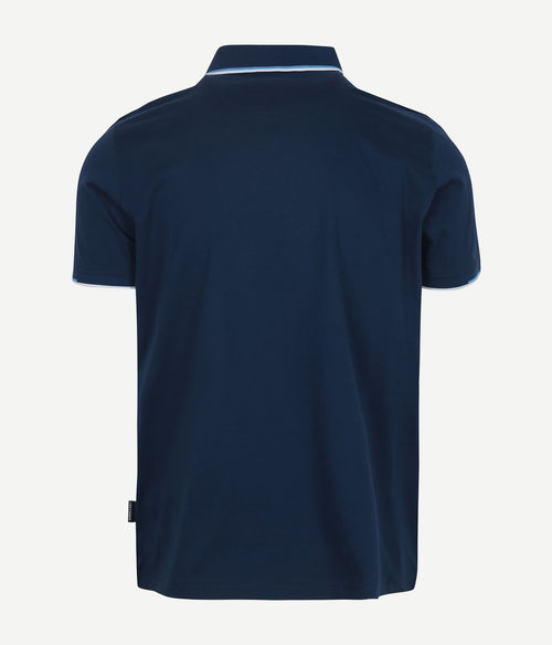 State of Art poloshirt jersey donkerblauw