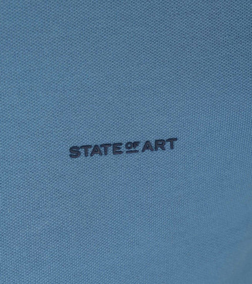 State of Art poloshirt pique blue