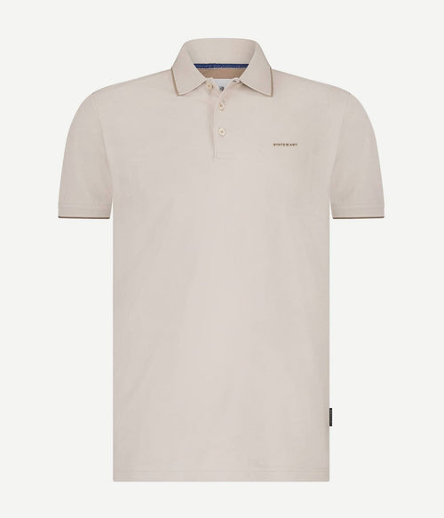 State of Art poloshirt piqué greige
