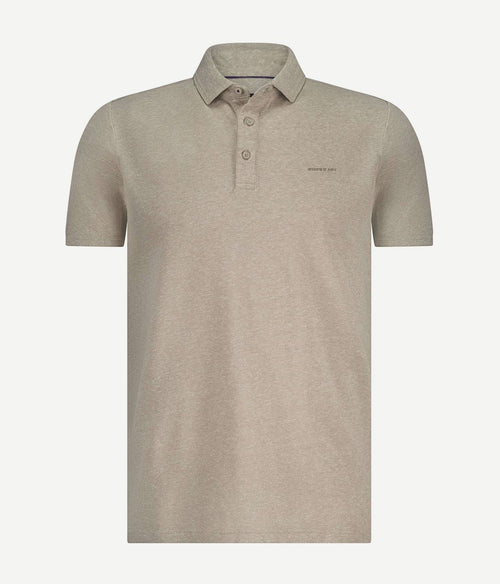 State of Art poloshirt piqué melange beige