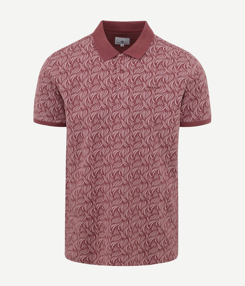State of Art poloshirt print roze | Regular-fit