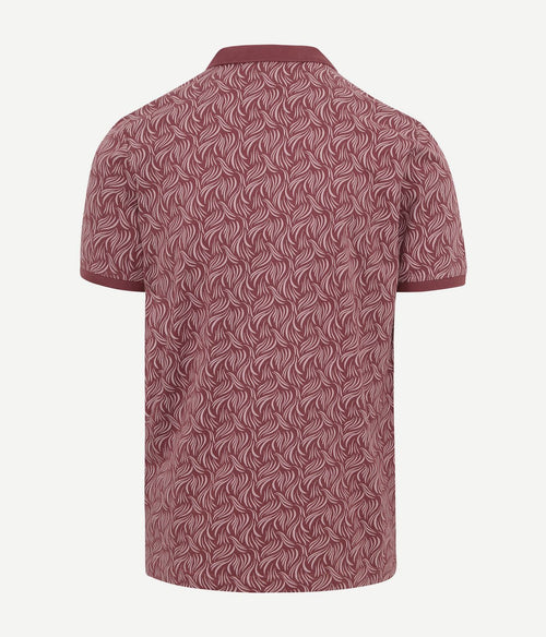 State of Art poloshirt print roze | Regular-fit