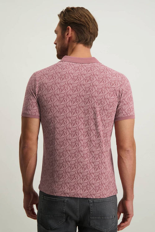 State of Art poloshirt print roze | Regular-fit