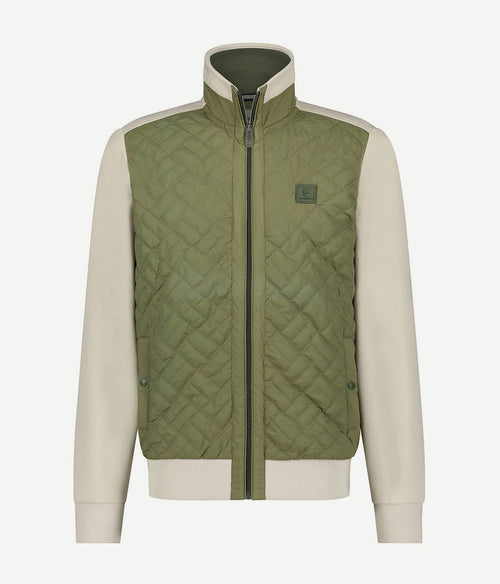 State of Art sweatvest groen | Regular-fit
