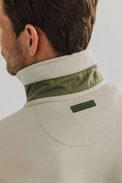 State of Art sweatvest groen | Regular-fit