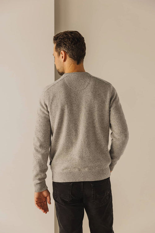 State of Art trui donegal melange beige | Regular-fit