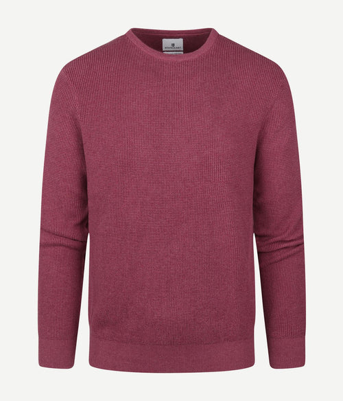State of Art trui structuur rood | Regular-fit