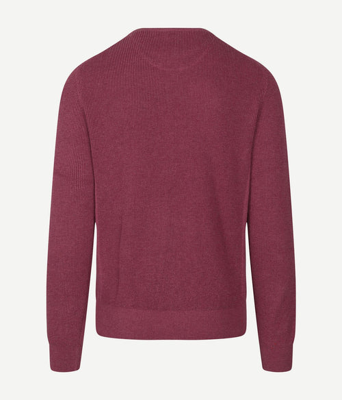 State of Art trui structuur rood | Regular-fit