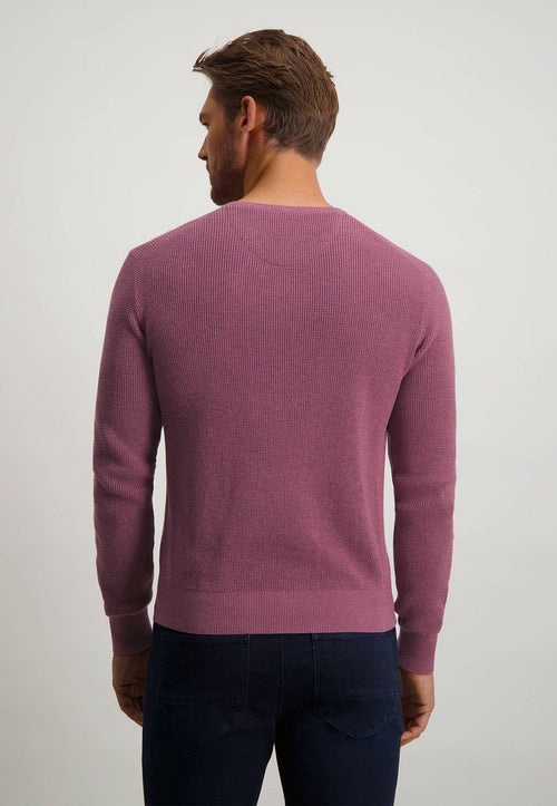 State of Art trui structuur rood | Regular-fit