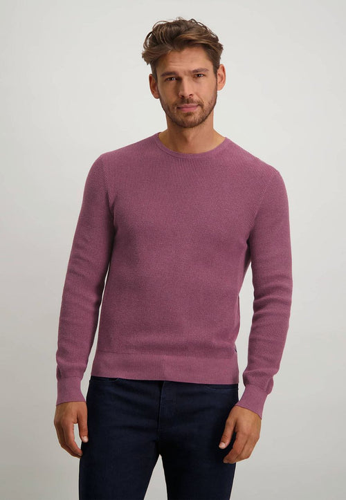State of Art trui structuur rood | Regular-fit