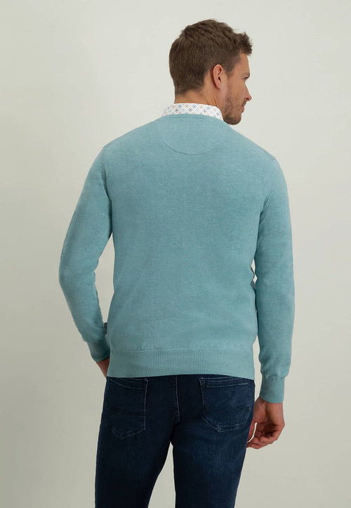 State of Art trui v-hals azuurblauw | Regular-fit
