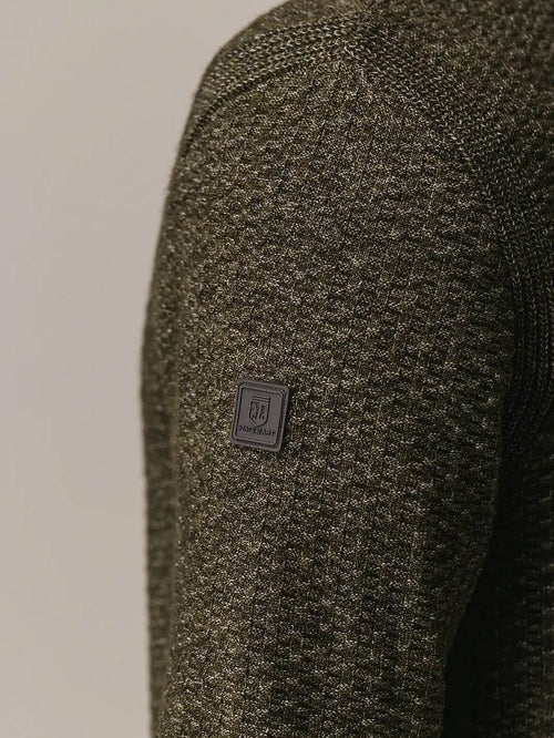 State of Art vest structure melange bruin | Regular-fit