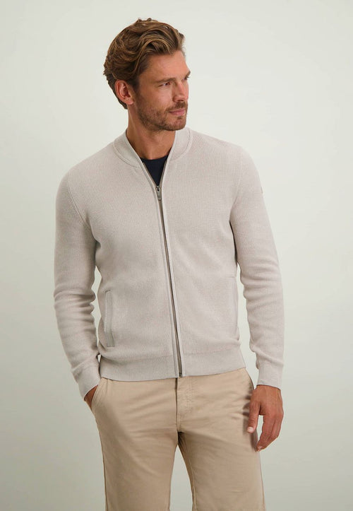 State of Art vest zip beige | Regular-fit
