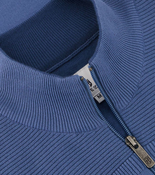 State of Art vest zip blauw | Regular-fit