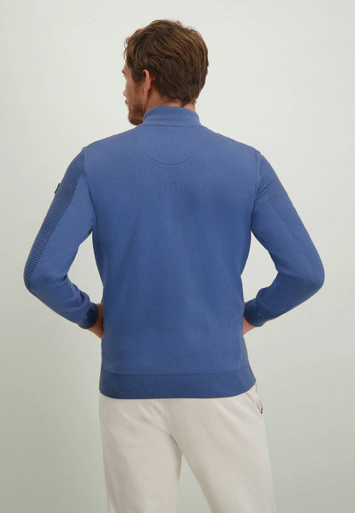 State of Art vest zip blauw | Regular-fit
