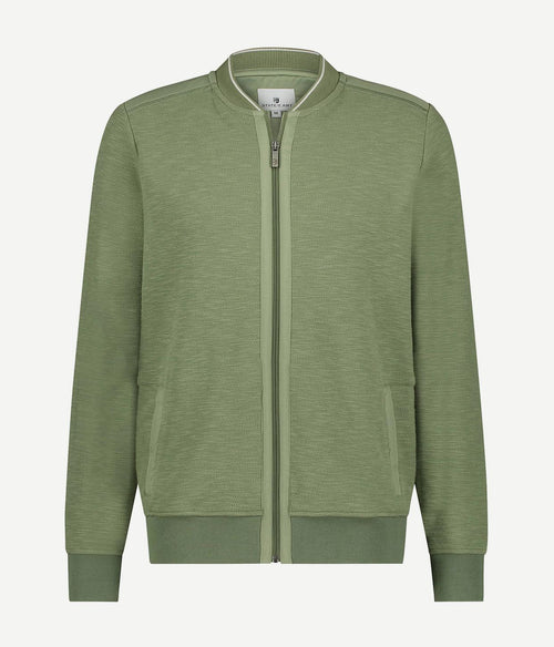 State of Art vest zip groen | Regular-fit