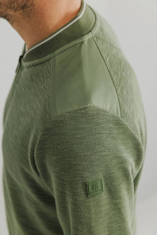 State of Art vest zip groen | Regular-fit