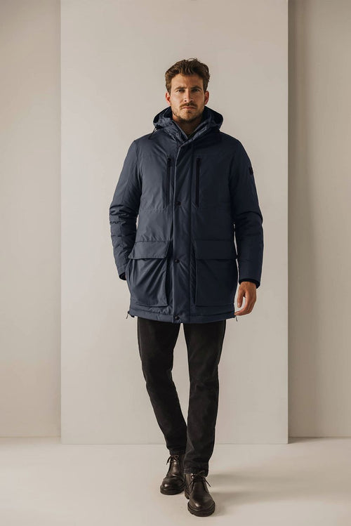 State of Art winterjas donkerblauw | Regular-fit