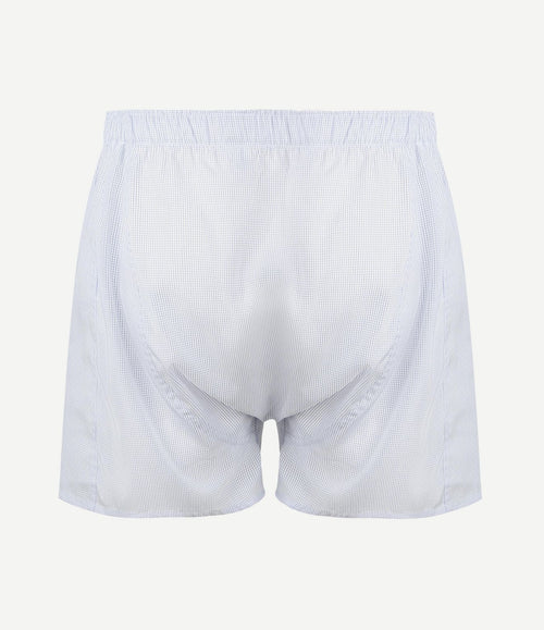Boxer checky blauw