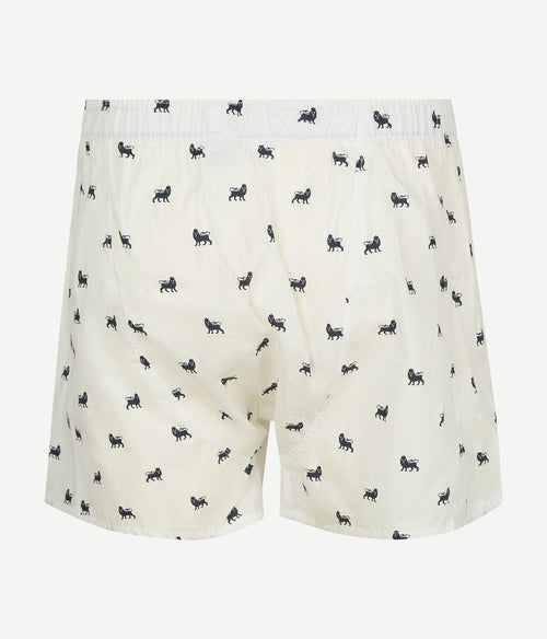 Steppin' Out boxer wit logo Oxford