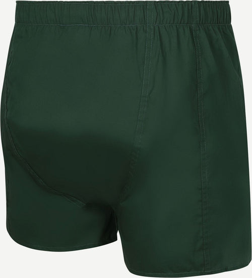 Poplin boxershort racing donkergroen