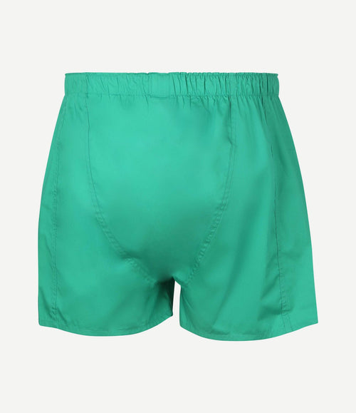 Boxershort racing green poplin