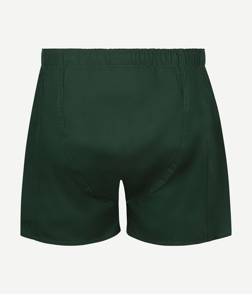 Poplin boxershort racing donkergroen