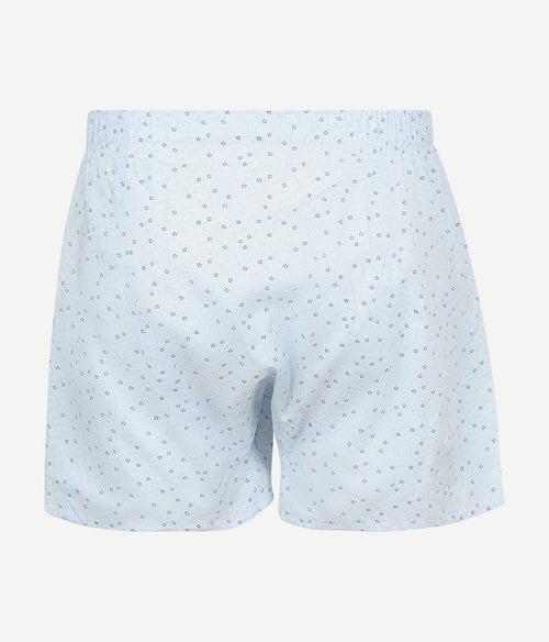 Boxershort bloem blauw