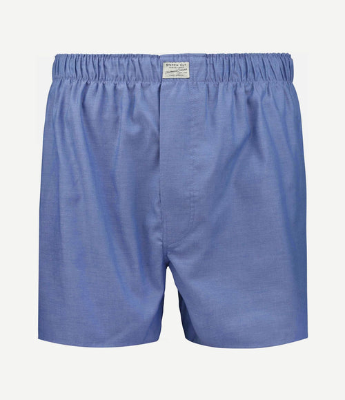 Boxershort Oxford blauw