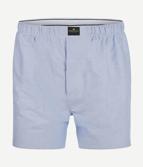 Boxershort Oxford lichtblauw