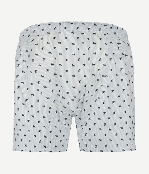 Steppin' Out boxershort print lichtblauw