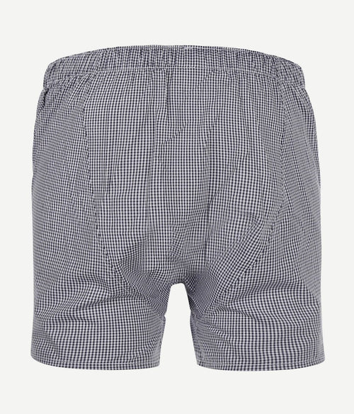 Steppin' Out boxershort ruit donkerblauw